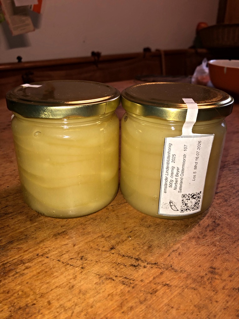 05. Los emsländer Lindenblütenhonig 2025 cremig